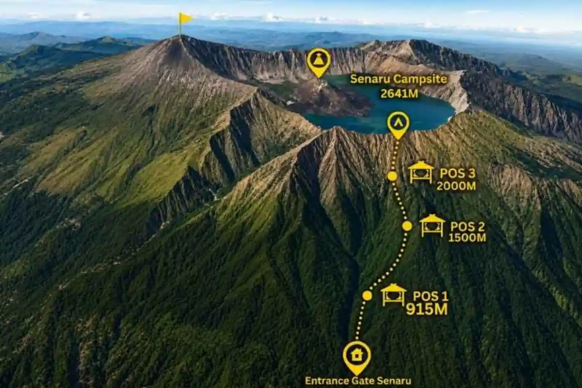 mount rinjani one day tour route map.webp